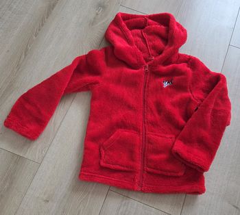 Veste polaire rouge