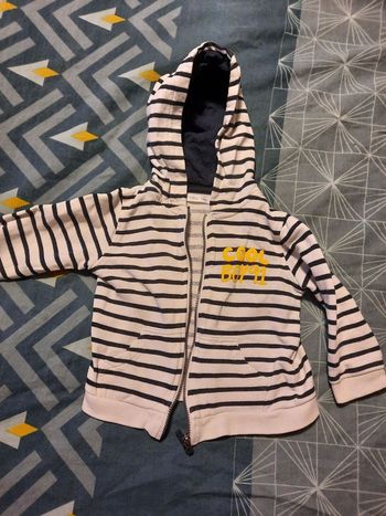 Gilet à capuche garçon