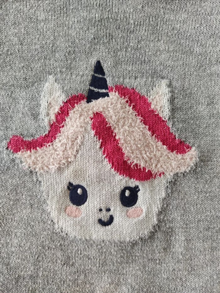 Pull licorne 6 mois - photo numéro 2