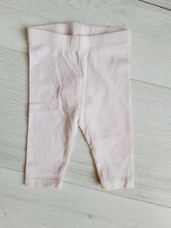 Vêtement bébé fille pantalon legging rose Obaïbi 3 mois