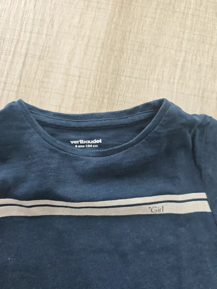 Tee-shirt collection sport Vertbaudet 4 ans - photo numéro 2
