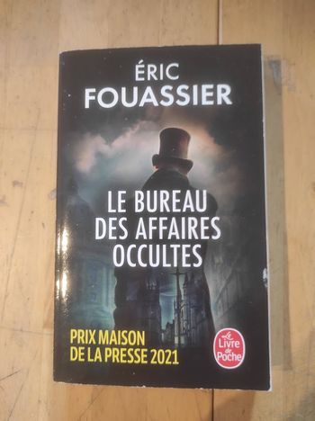 Le bureau des affaires occultes Eric Fouassier Livre de Poche 2024