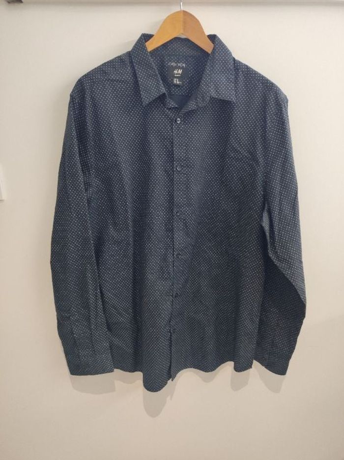 Chemise bleu marine XL H&M