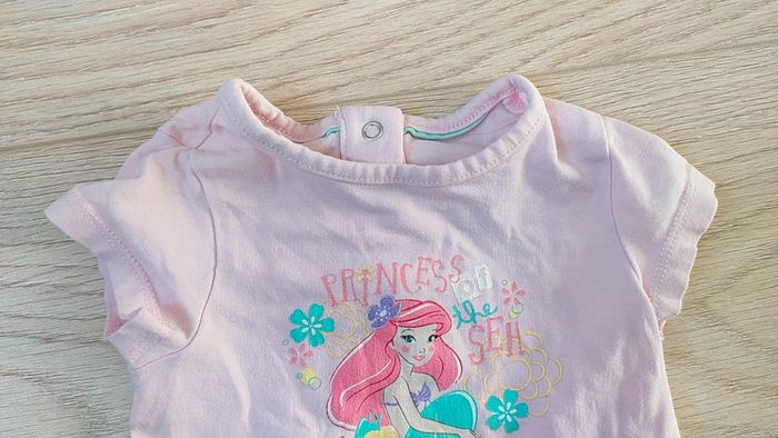 T-shirt rose sirène 3 mois - photo numéro 4