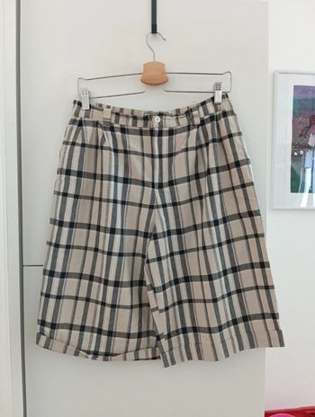 Bermuda à carreaux vintage de la marque Licorne