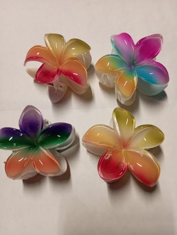 Pinces à cheveux en forme de fleur 