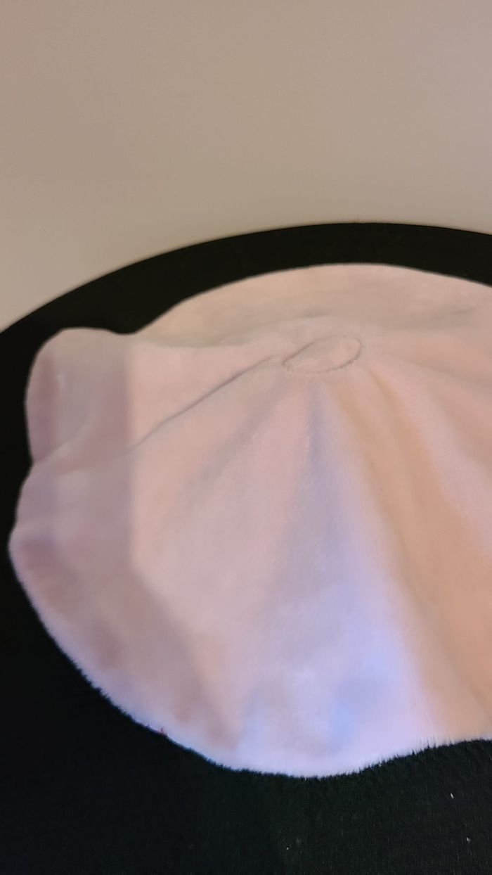 DOUDOU PLAT SERGENT MAJOR TIGRE/ CHAT ROSE Blanc MON ptit Coeur - photo numéro 4