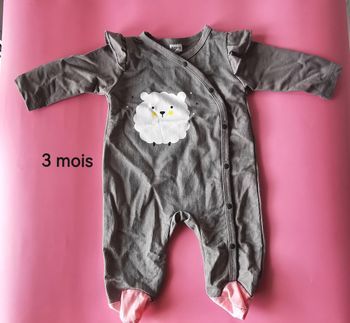 Lot de 3 bodies bébé fille