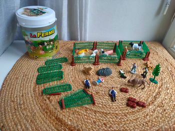 Baril jeux de la ferme - Jeu Vintage 