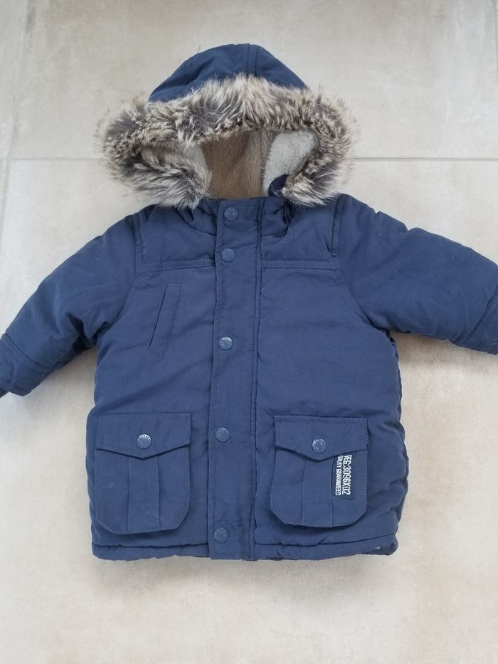 Manteau fourré 9 mois - photo numéro 2