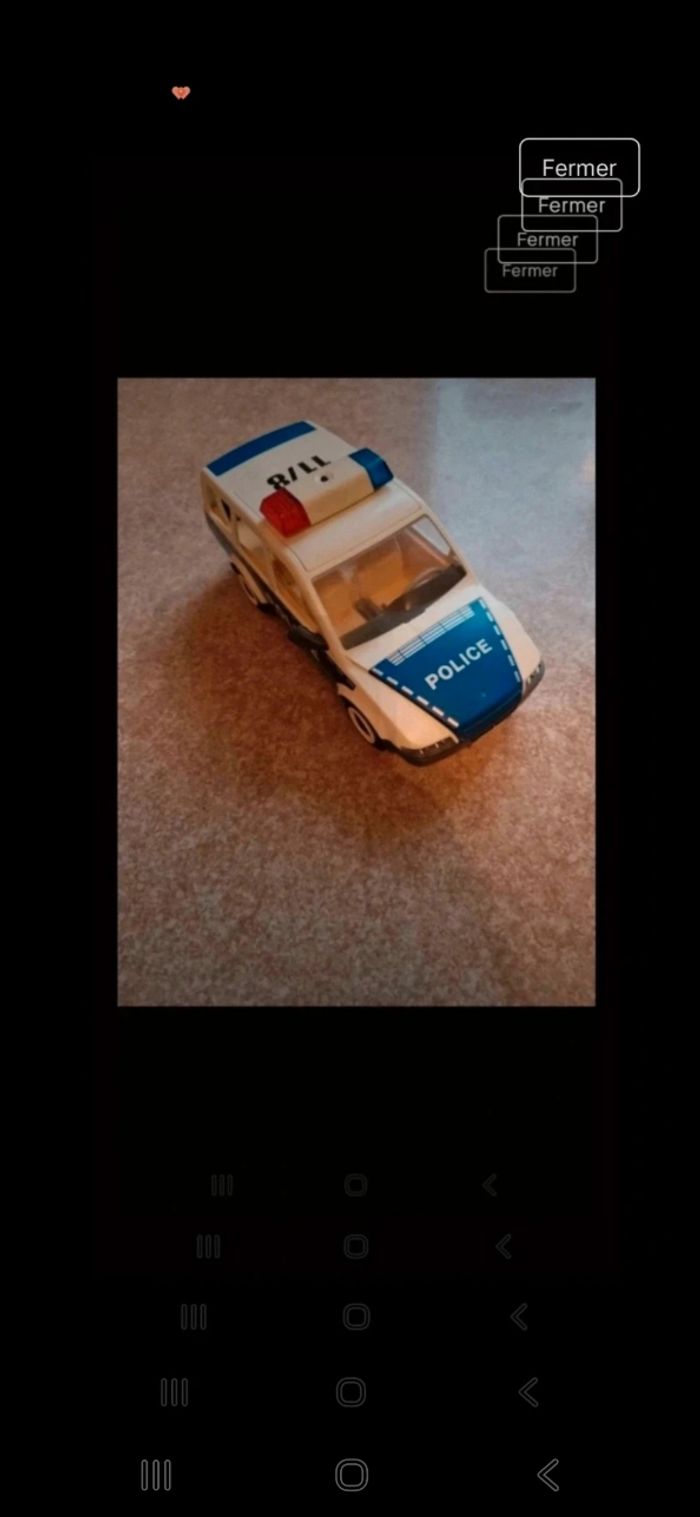 Voiture police playmobil