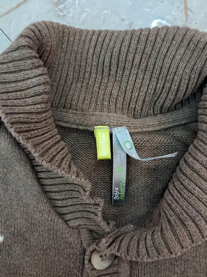 Cardigan marron orchestra - photo numéro 2