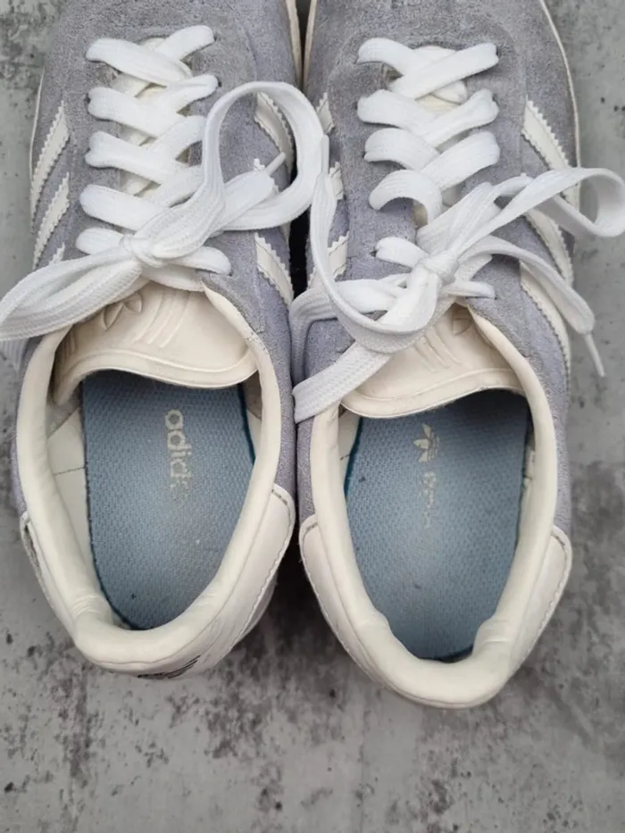 Chaussures Adidas Gazelle gris daim, taille 38 - photo numéro 7