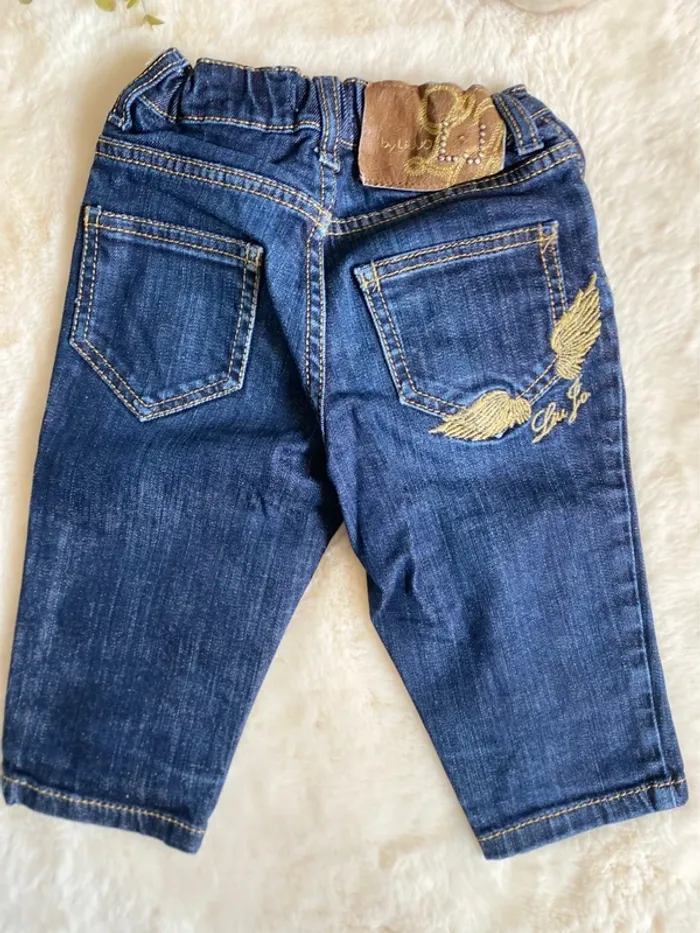 💙🌸Sublime pantacourt en jean Liu Jo - Fille 6 ans 🌸💙 - photo numéro 7