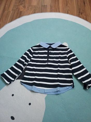 Polo manches longues 3 ans