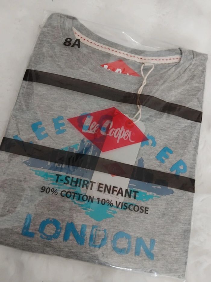 Tee-shirt Lee Cooper gris, 8 ans - photo numéro 8