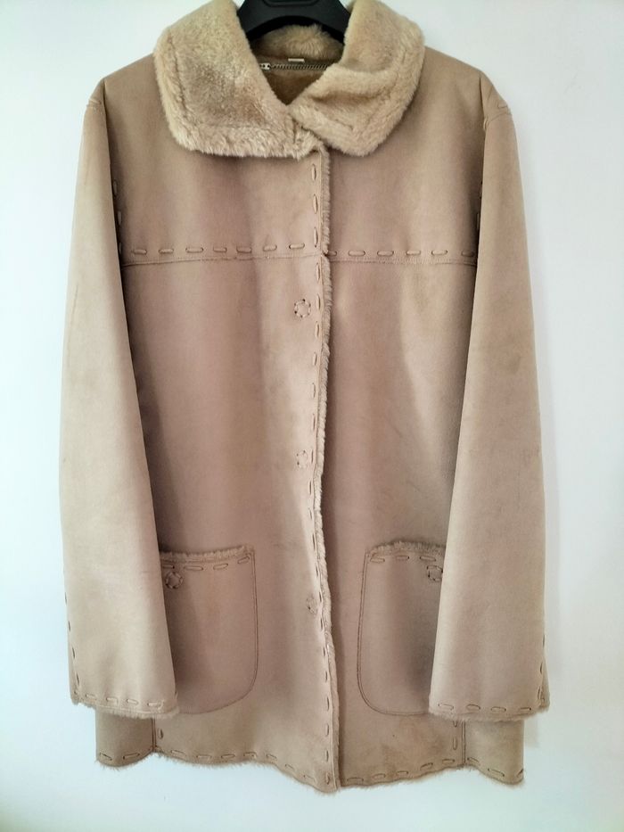 Joli manteau chaud mi-long