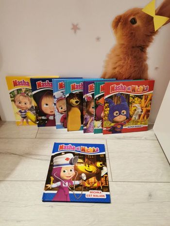 Livre Masha et Michka " Michka est malade "