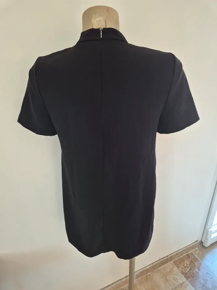 Robe noir zara taille m - photo numéro 5
