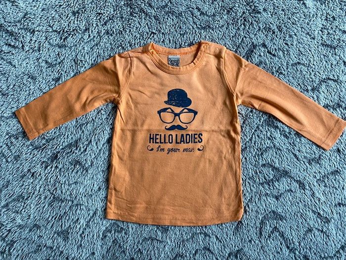 Teeshirt manches longues Tape à l’œil - 12 mois