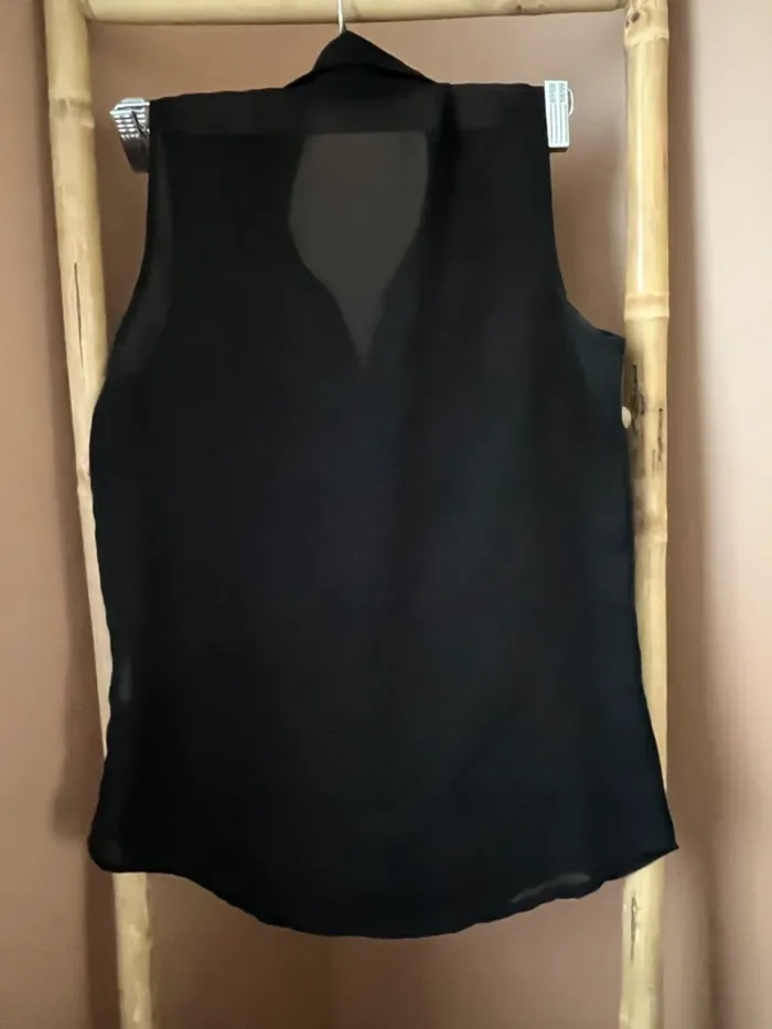 Chemise noire transparente - photo numéro 2
