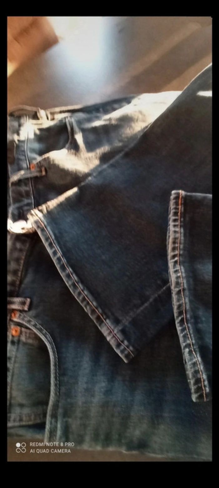 Jean Levi's 501 Premium droit bleu brut - photo numéro 10