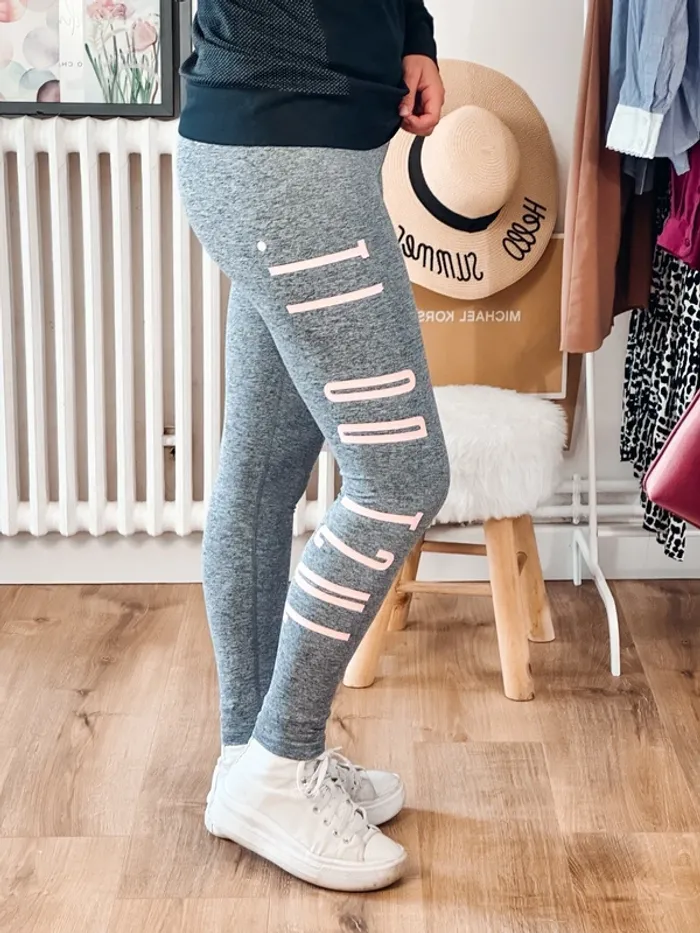Legging de sport Nike gris taille 38