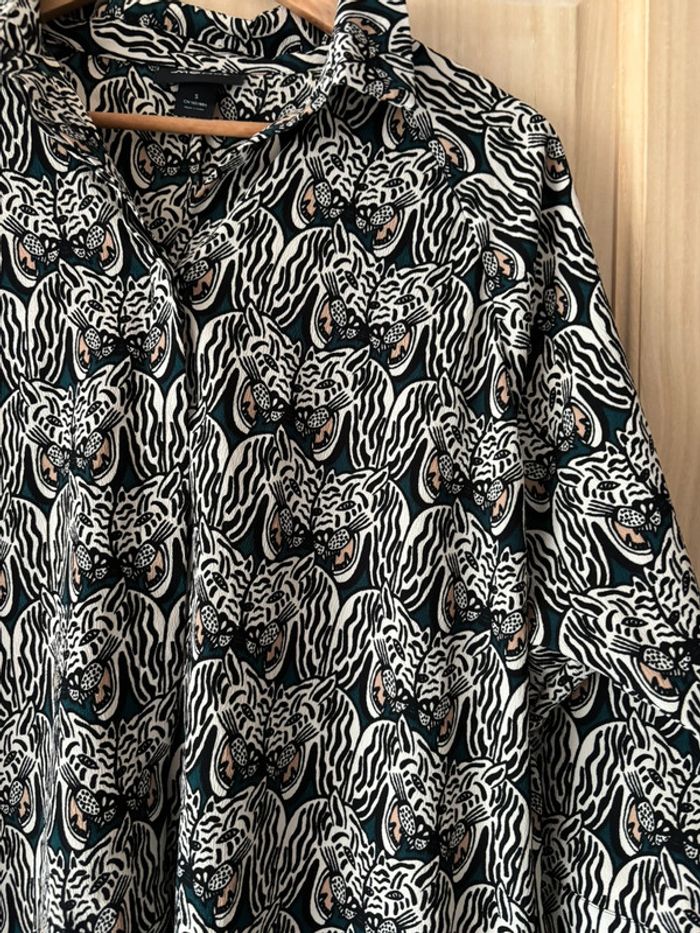 Robe Monki tête de tigre vert taille S - photo numéro 4