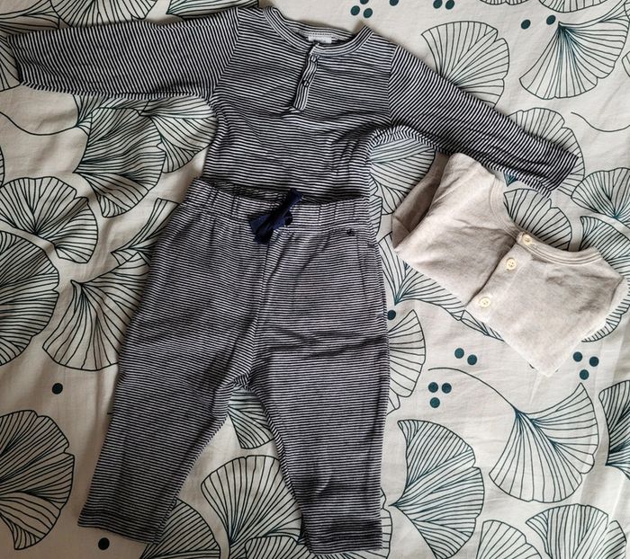 Joli lot mixte 6 mois Petit Bateau - photo numéro 4