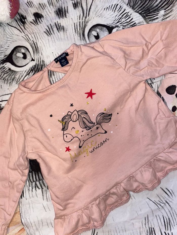 Ensemble pantalons et t-shirt, taille 12 mois, marque Orchestra. - photo numéro 3
