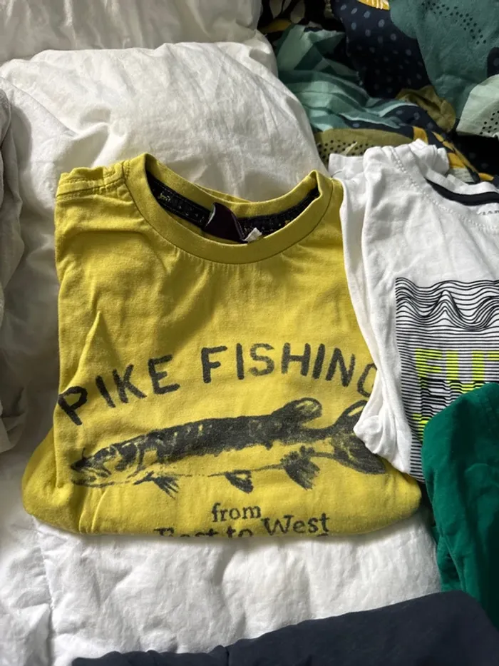 Lot 9 tee shirt manches longues 6 ans - photo numéro 4