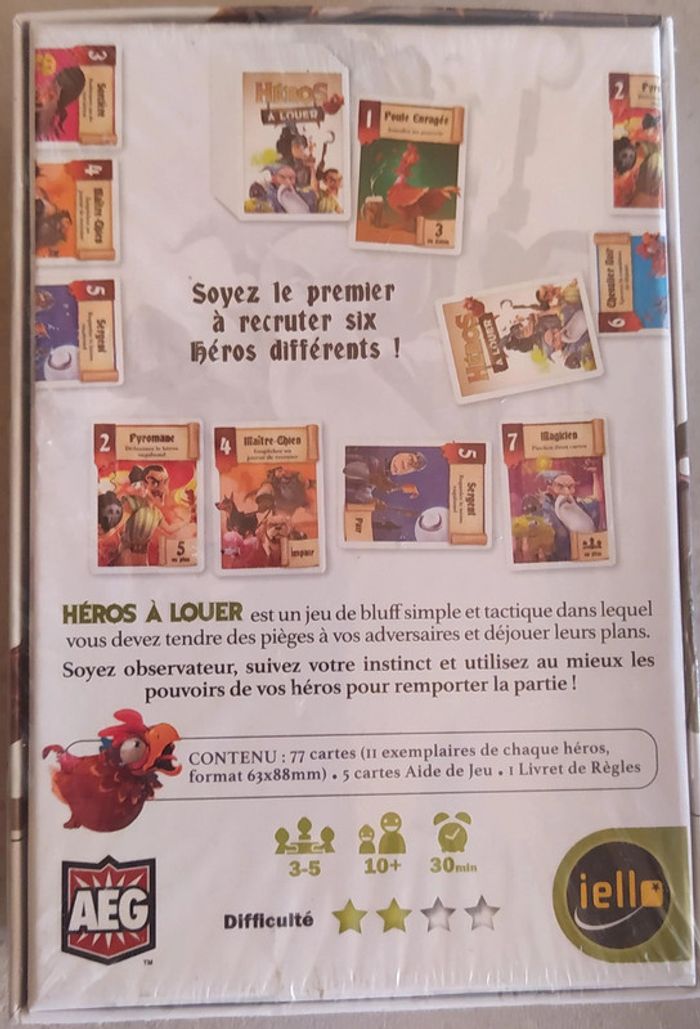 Héros à louer - Jeu de société sous emballage - photo numéro 2