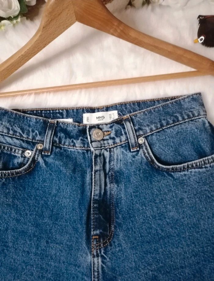 Jeans taille haute boyfriend Mom taille 34 Mango - photo numéro 3