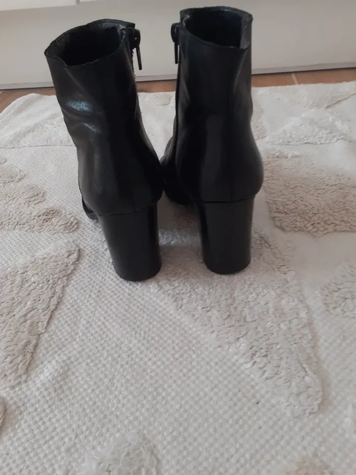 Très belles mi bottes noires TEXTO  T 36 - photo numéro 4