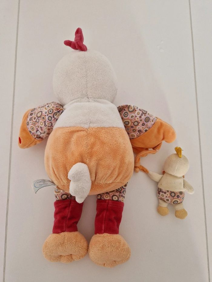 Doudou poule avec son poussin - photo numéro 3