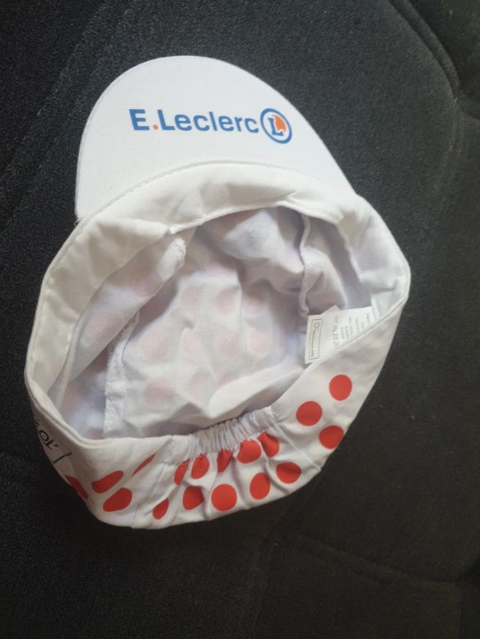 Neuf casquette leclerc sponsor tour de France - photo numéro 3