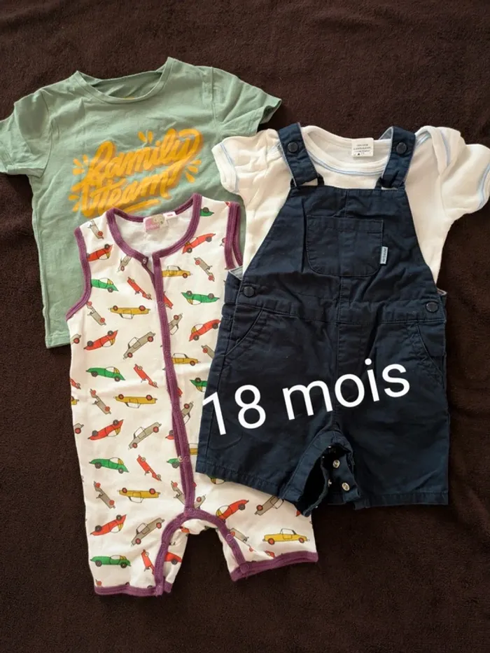 Lot été garçon 18 mois