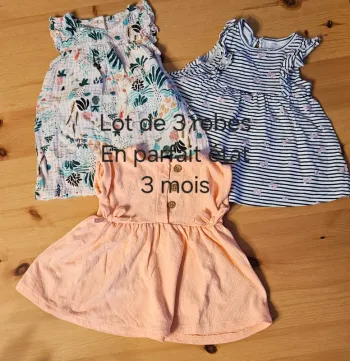 Lot de 3 robes comme neuve