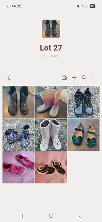 Lot de chaussures 27