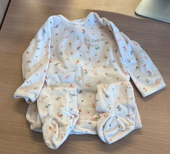 Pyjama fille 18 mois Kiabi éco responsable 77-82 cm