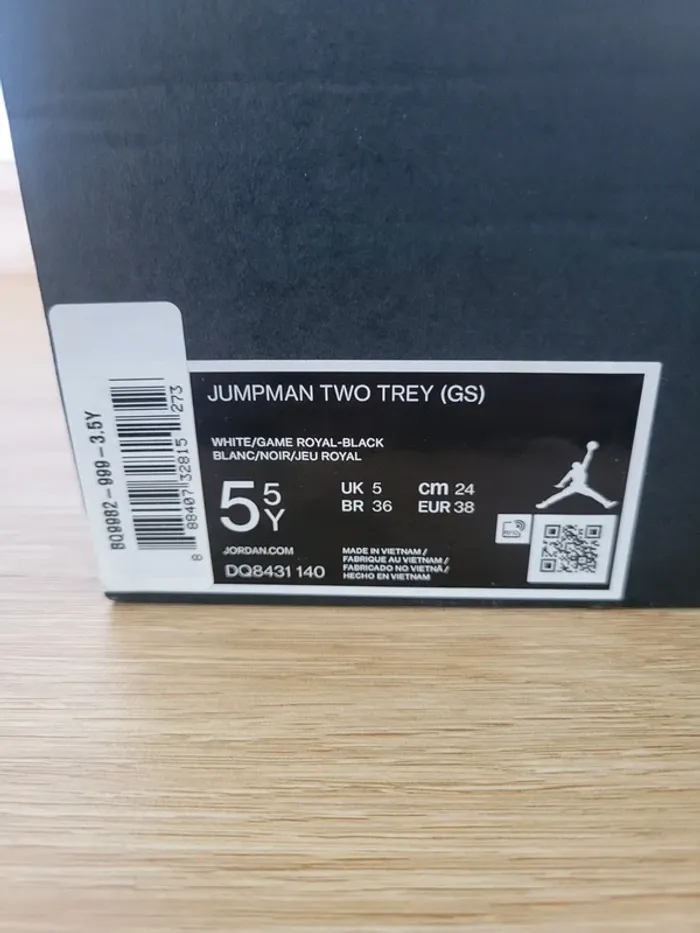 Jordan Jumpman GS T38 100% Authentique - photo numéro 12
