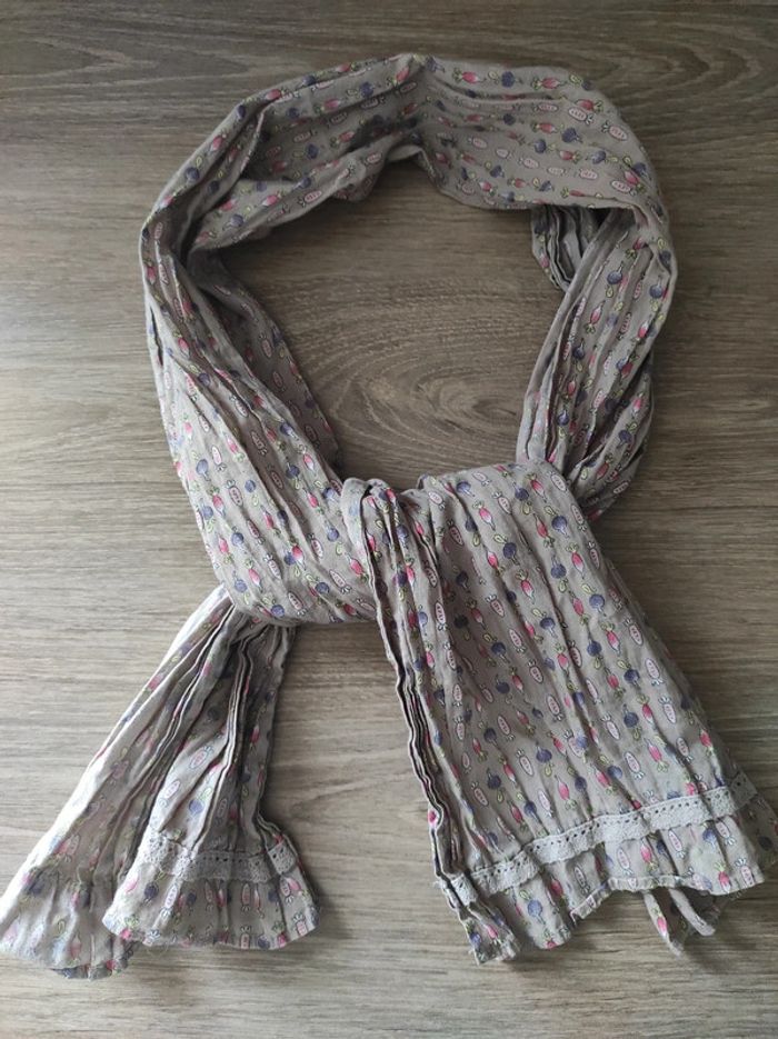 Foulard fille motifs légumes