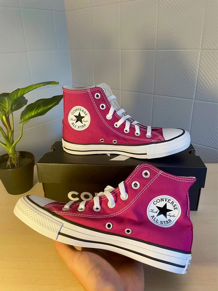 Converse Chuck Taylor glow purple / Bordeaux - photo numéro 2