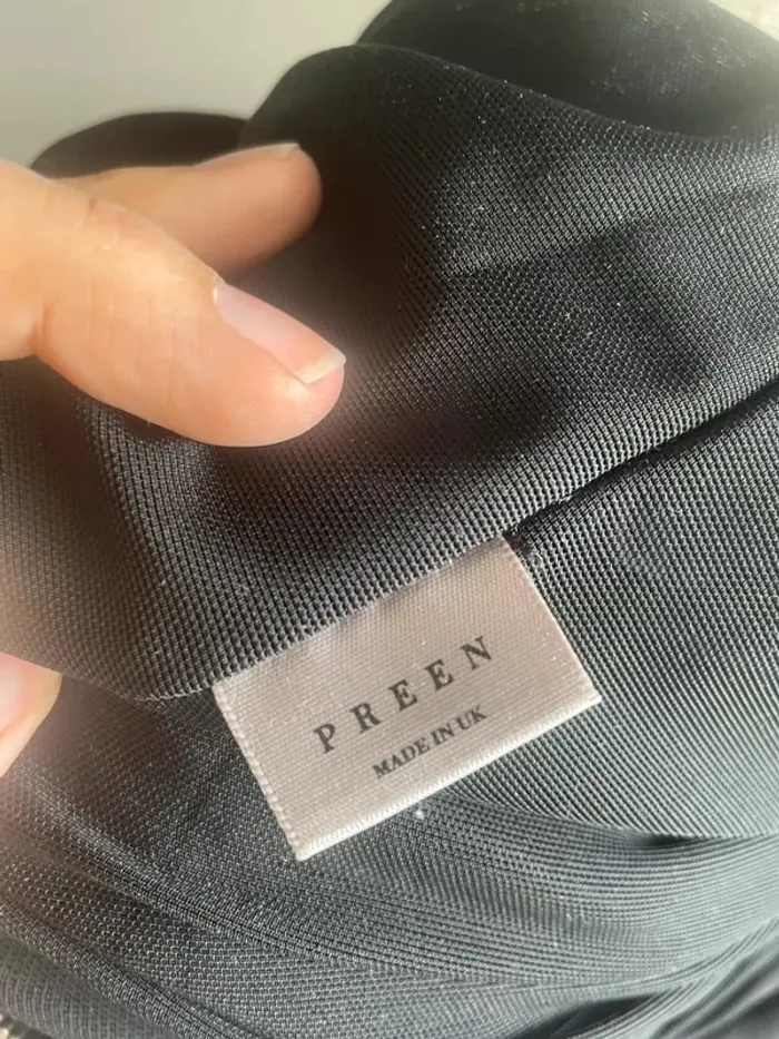 Robe asymétrique Preen bleu marine - photo numéro 8