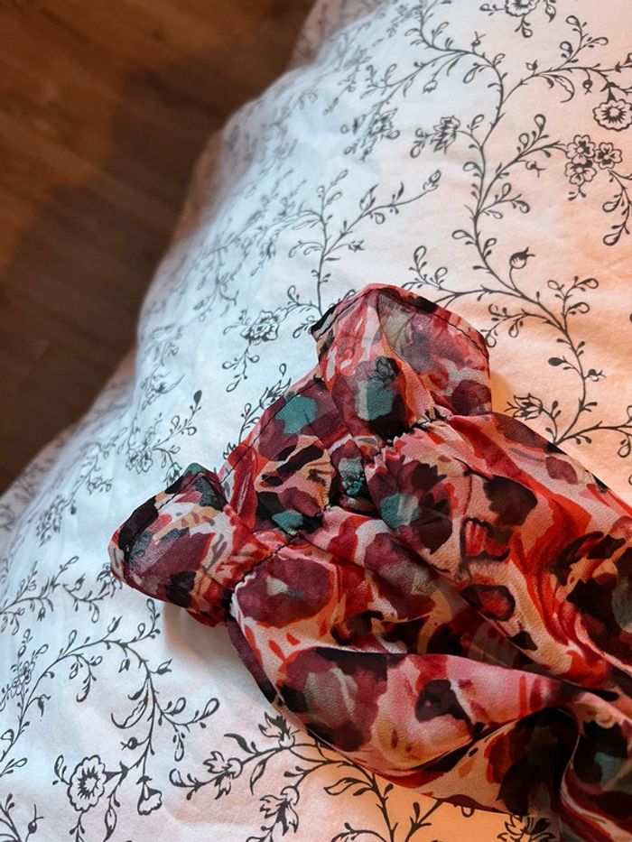 Robe légère bordeaux rose manches longues Kilibbi TU - photo numéro 4