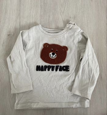 T-shirt manche longue garçon 74 cm