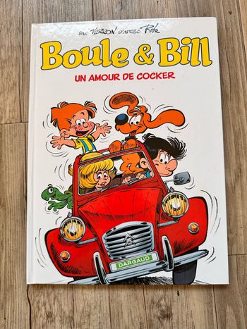 Livre bd boule & bill un amour de cocker