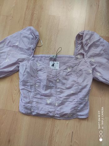Croq top blouse haut Stradivarius été