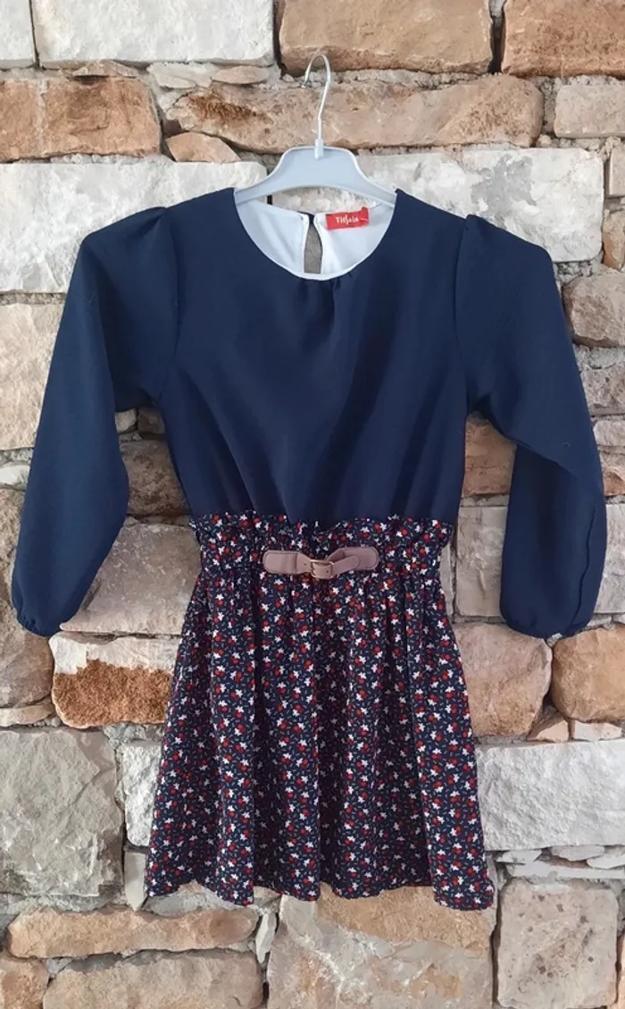 Robe fille 2 en 1