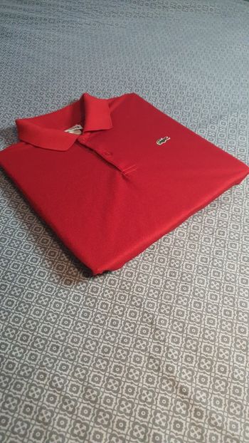 Polo/Tee-shirt rouge - Lacoste